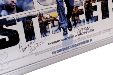 Idris Elba and Gemma Arterton "A Hundred Streets" Signed Poster Framed Display