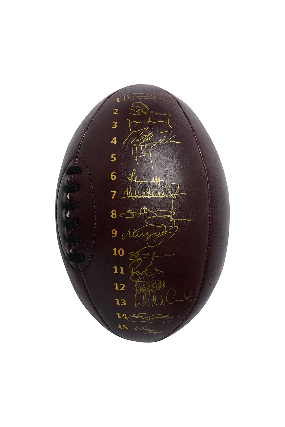 2003 Signed Winners Rugby Ball with Numbers Signed - Memorabilia Framers Shop