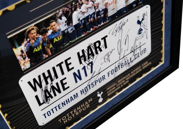 2022 Multi Signed Spurs Roadsign Framed Display - Memorabilia Framers Shop