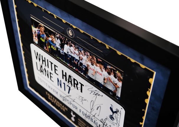 2022 Multi Signed Spurs Roadsign Framed Display - Memorabilia Framers Shop