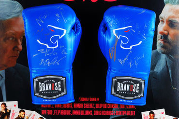 5 VS 5, Multi Signed Duel Glove Framed Display