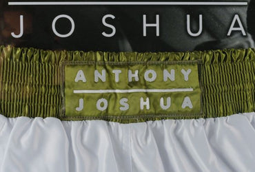 Anthony Joshua Signed Shorts Framed Display