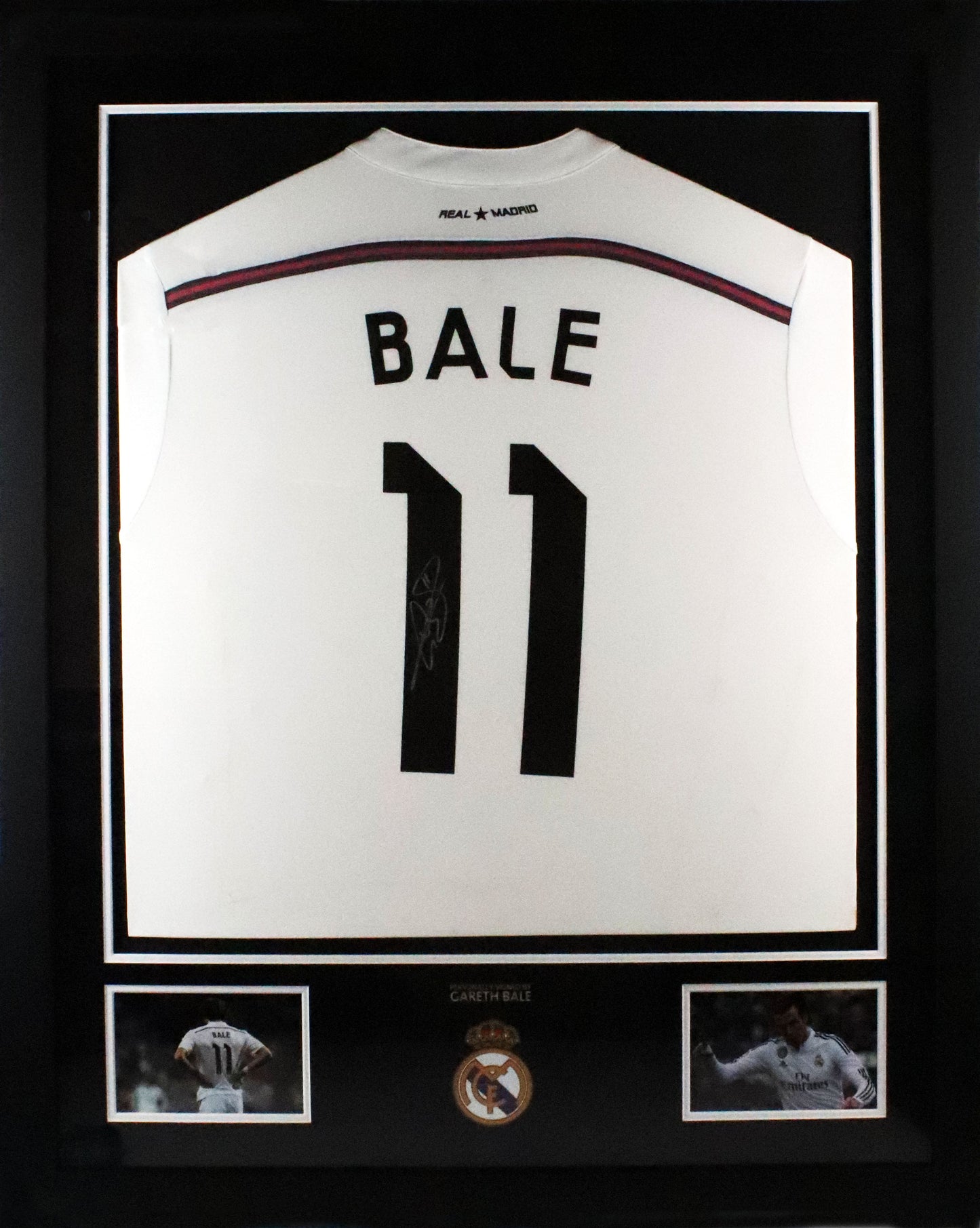 Gareth Bale Signed Shirt Framed Display