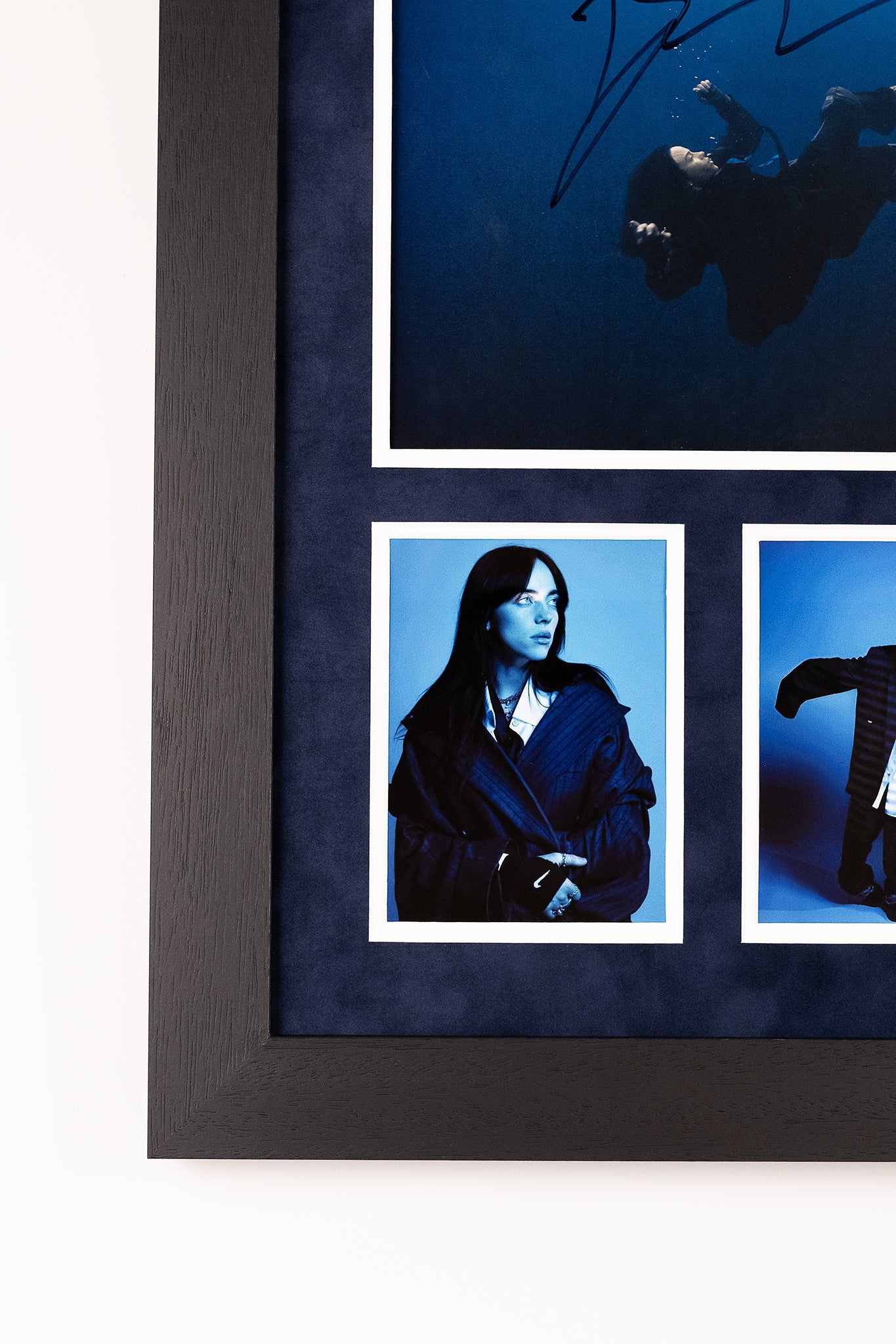 Billie Eilish Signed Hit Me Hard And Soft Exclusive Grey LP Insert Framed Display