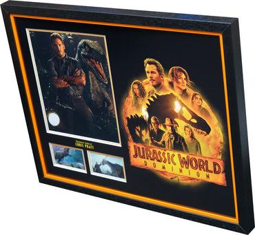 Chris Pratt Jurassic Park Signed Framed Display