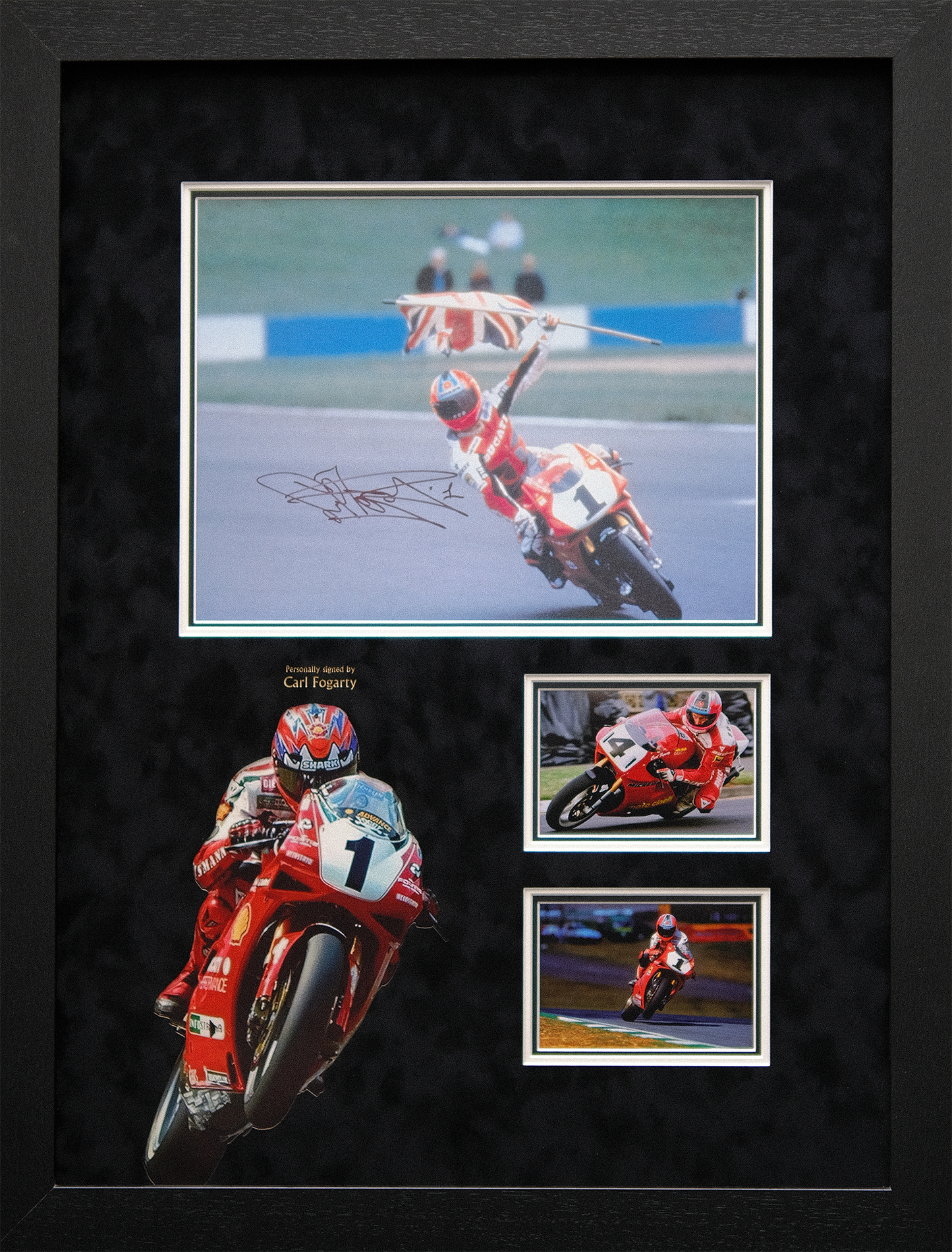 Carl Fogerty Signed 12x8 Photograph Framed Display