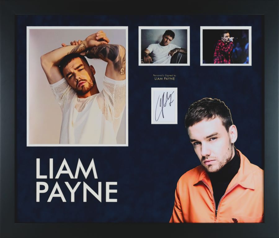 Liam Payne Autograph Display