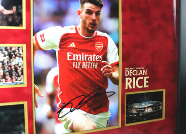 Declan Rice Signed Photo Framed Display