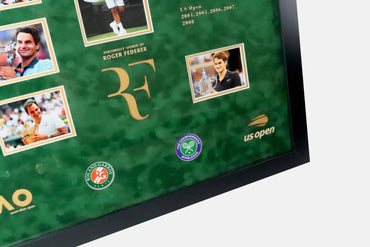 Roger Federer Signed Photograph Display