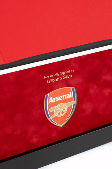 Gilberto Silva signed Arsenal shirt