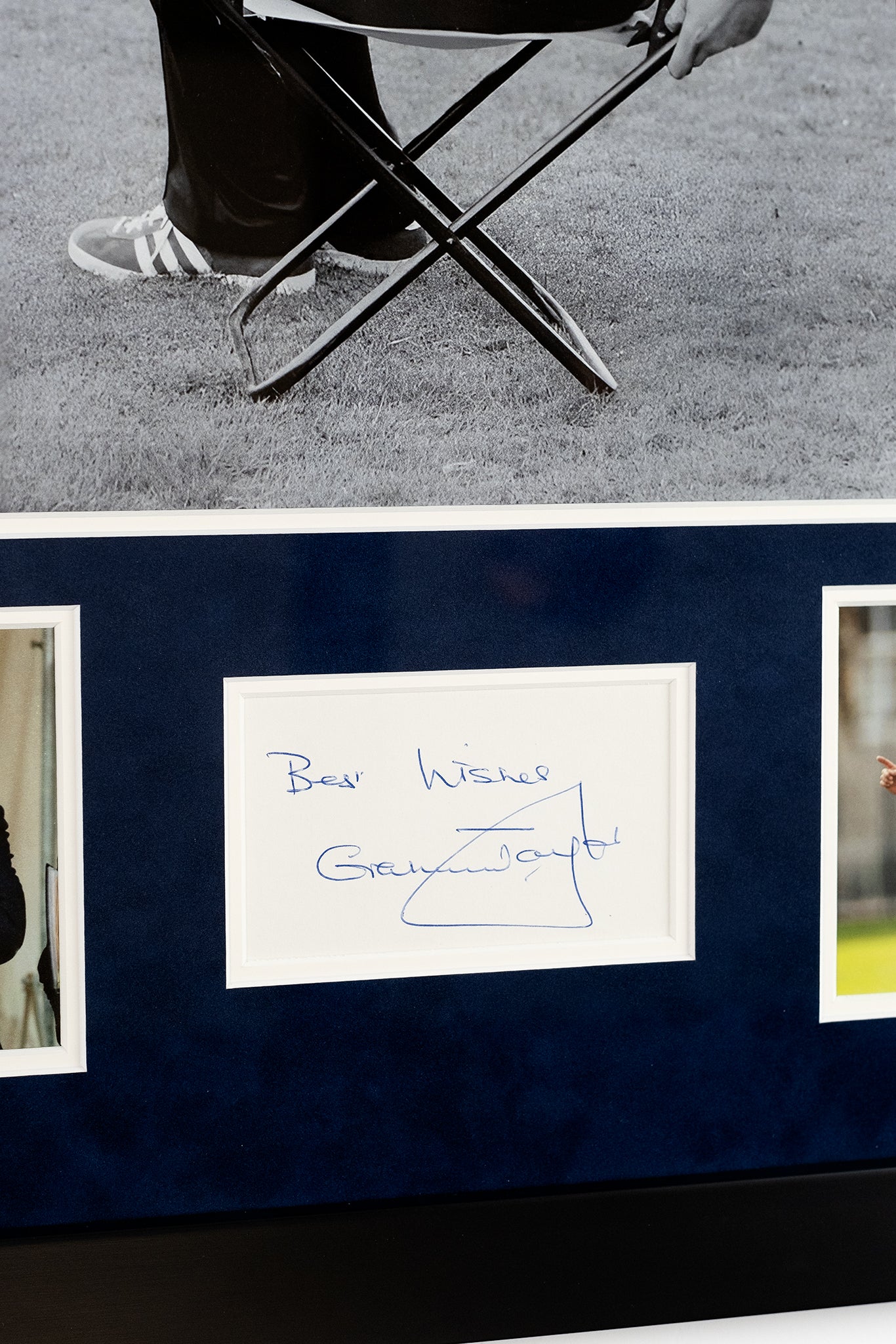 Graham Taylor Signed Display