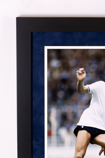 Glenn Hoddle - Sigend Whitecard Tottenham Display