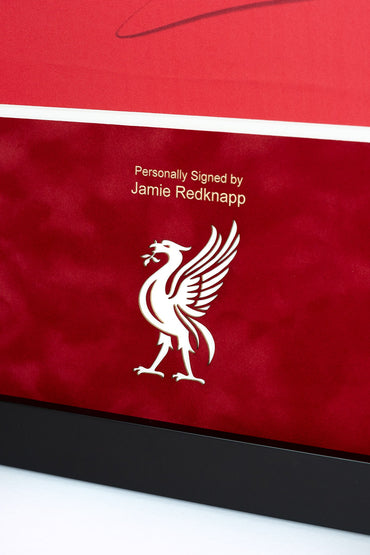 Jamie Redknapp Signed Liverpool Shirt Display