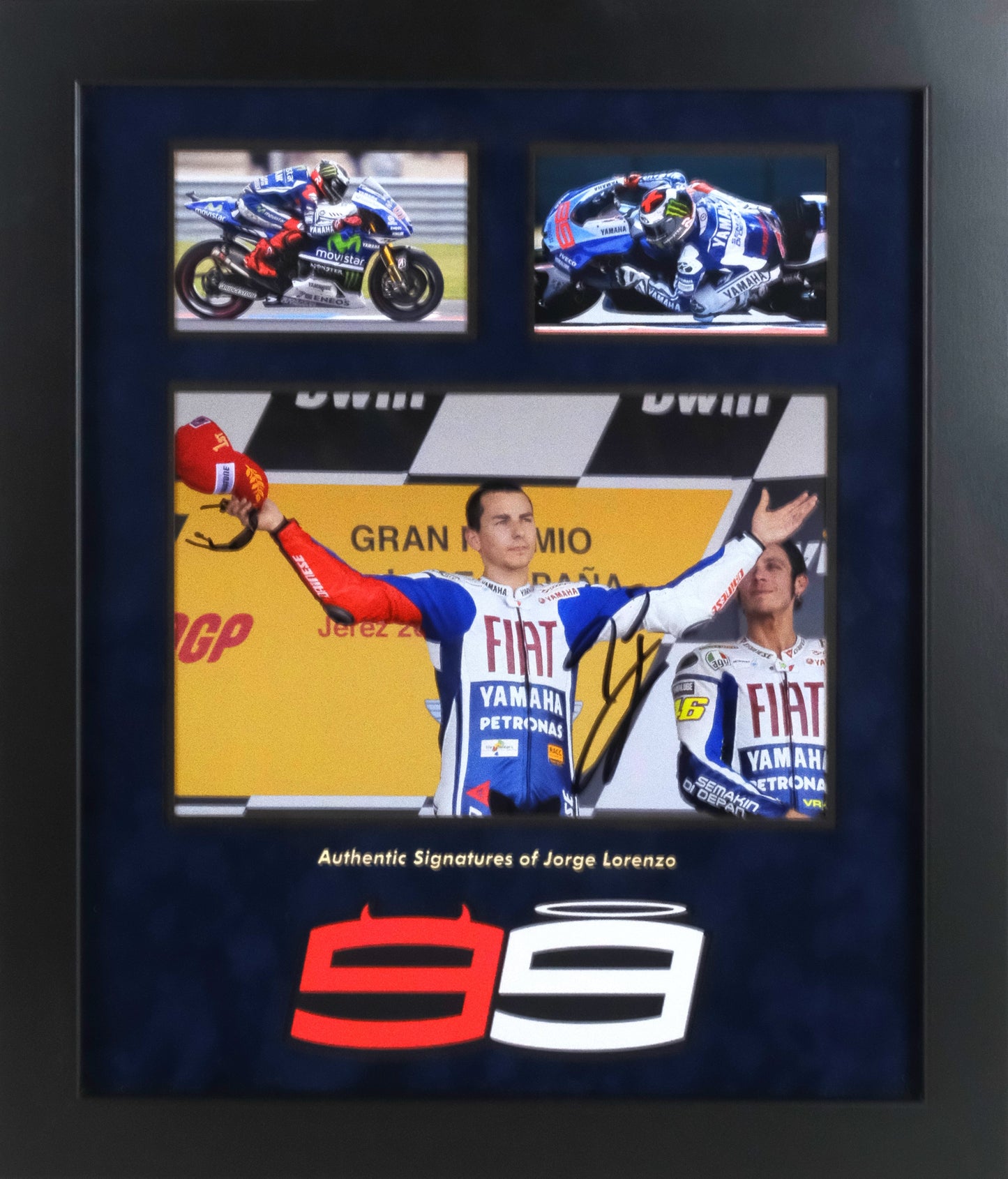 Jorge Lorenzo Signed Photo Framed Display