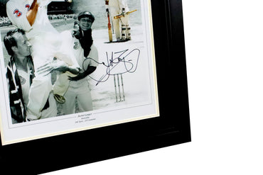 Justin Langer Signed Photo Framed Display