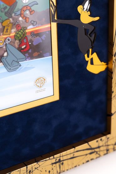 Muhammad Ali vs. Looney Tunes Signed Warner Brothers Print