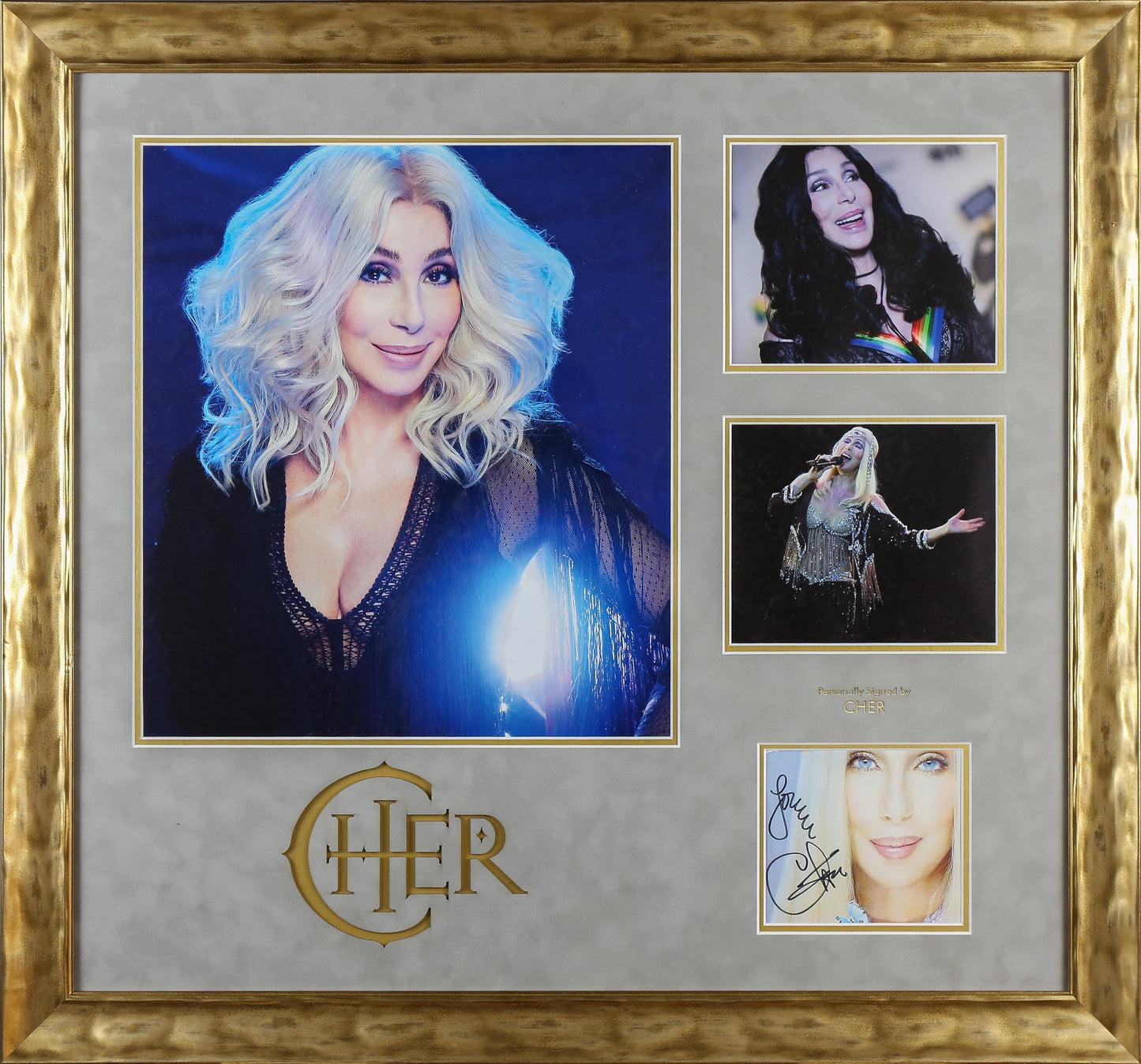 Cher Signed 6x6 Photograph Framed Display