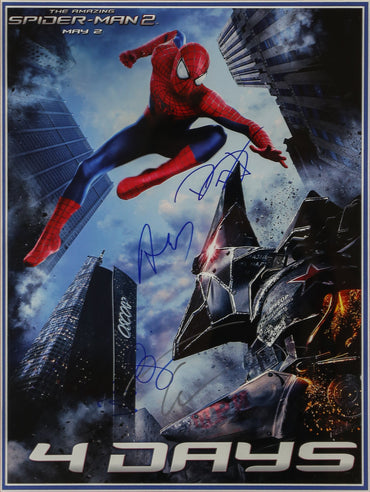 Cast Signed Spiderman Photograph Framed Display