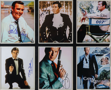007 6 Signed 12x8 Photograph Framed Display