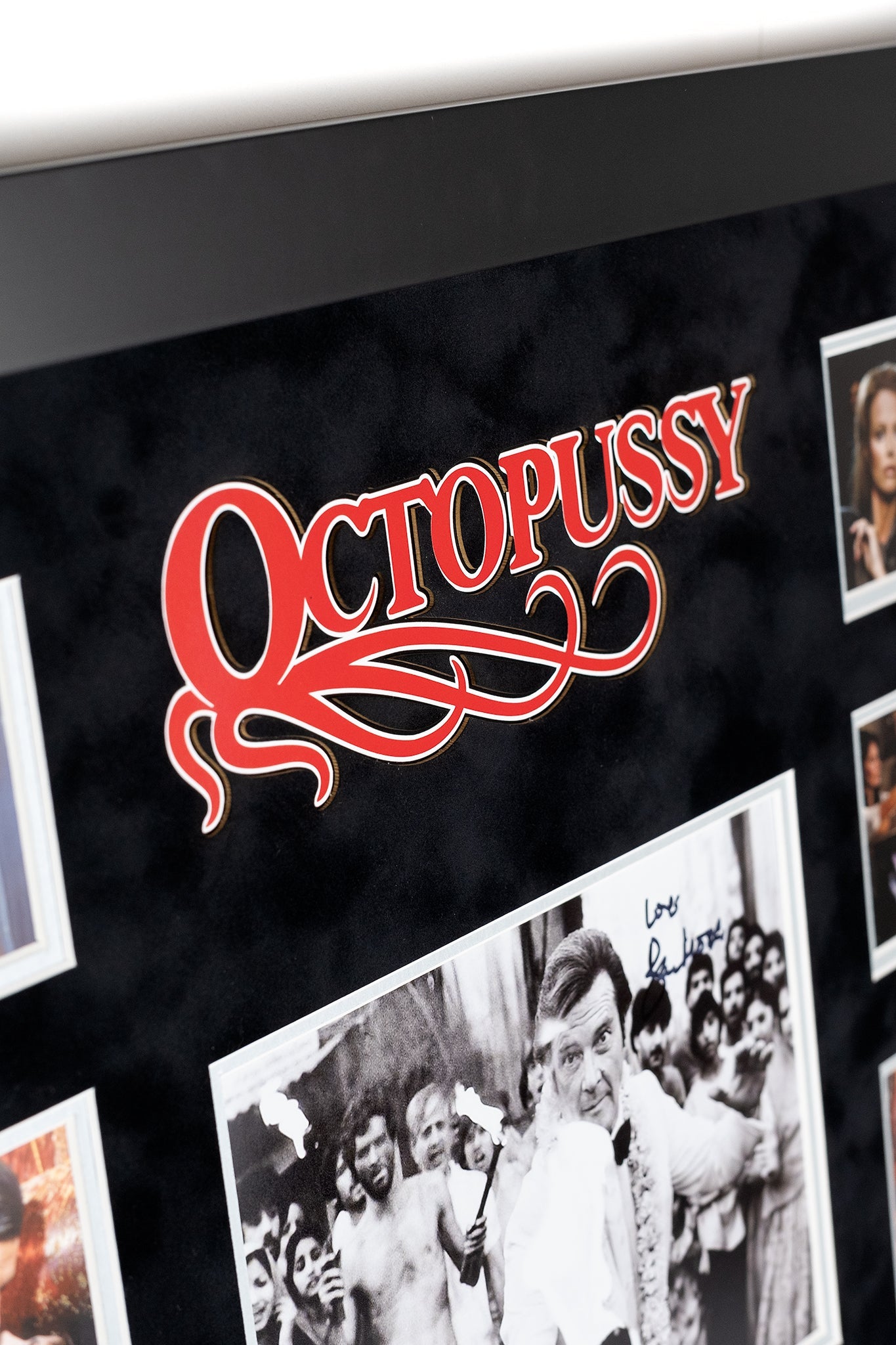 James Bond - Octopussy Display Signed by Roger Moore