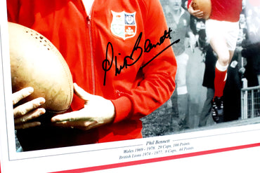 Phil Bennet Signed Photo Framed Display