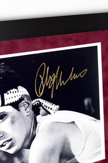Karate Kid Framed Photograph Display Signed by Ralph Macchio