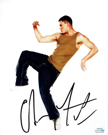 Channing Tatum Signed 21 Jump Street Display