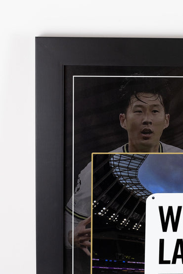 Son Heung-min Signed Road sign Display