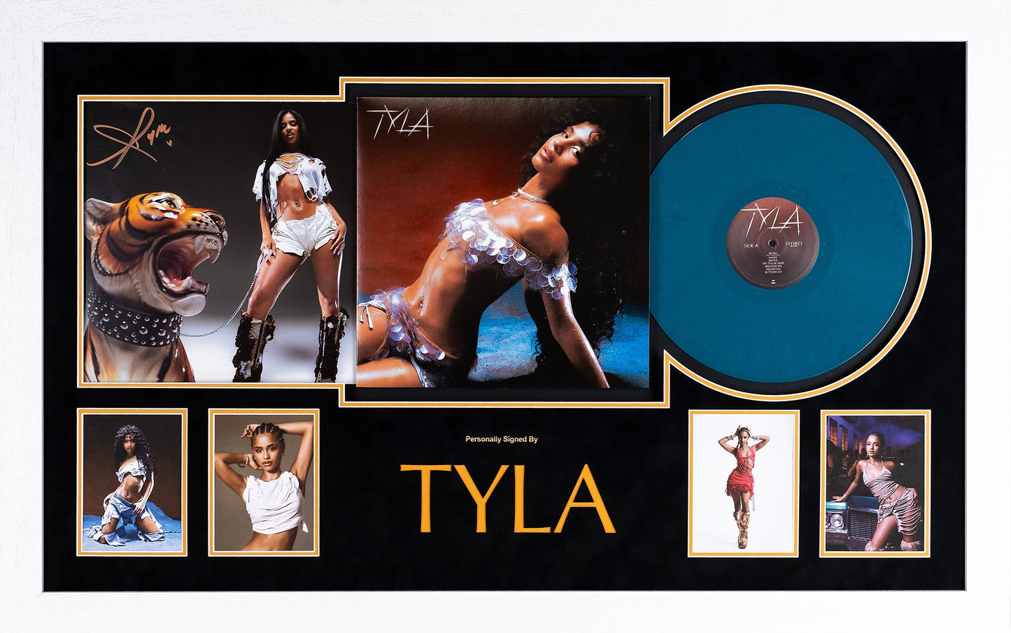 Tyla Signed Album Insert Framed Vinyl Display