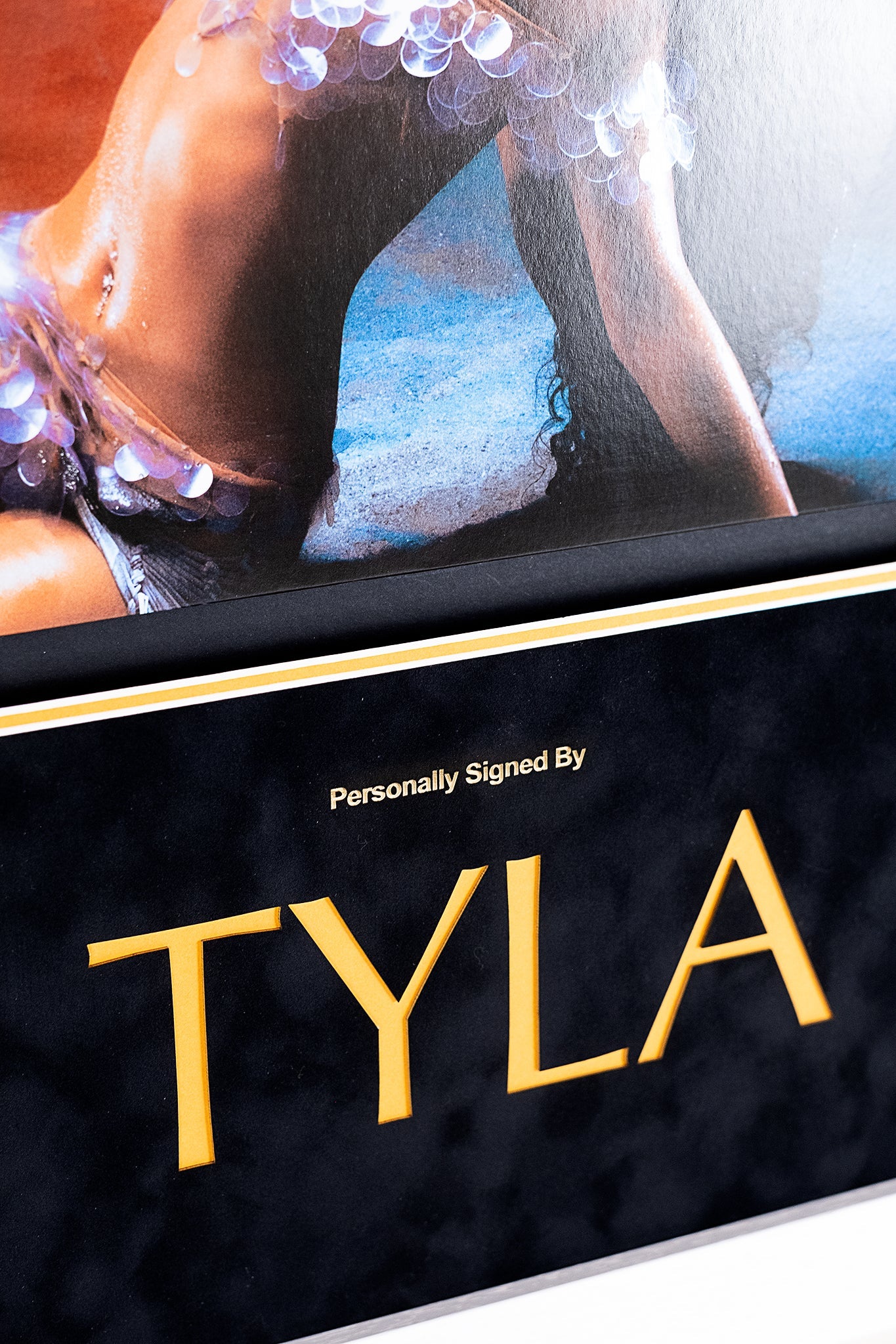 Tyla Signed Album Insert Framed Vinyl Display