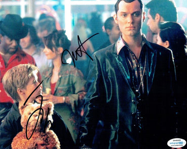 Ai Photograph Framed Display Signed by Jude Law and Haley Joel Osment - Memorabilia Framers Shop