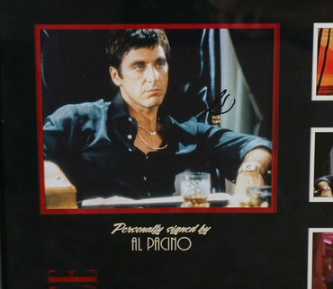 Al Pacino Signed Scarface 12x8 Photograph Framed Display - Memorabilia Framers Shop