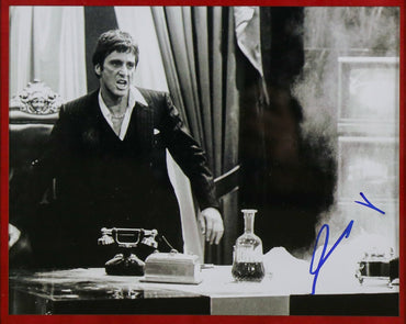 Al Pacino Signed Scarface 12x8 Photograph Framed Display - Memorabilia Framers Shop