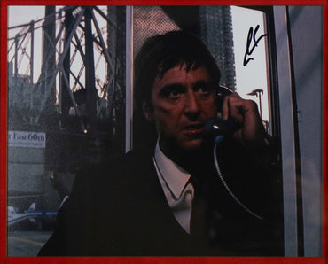 Al Pacino Signed Scarface 12x8 Photograph Framed Display - Memorabilia Framers Shop