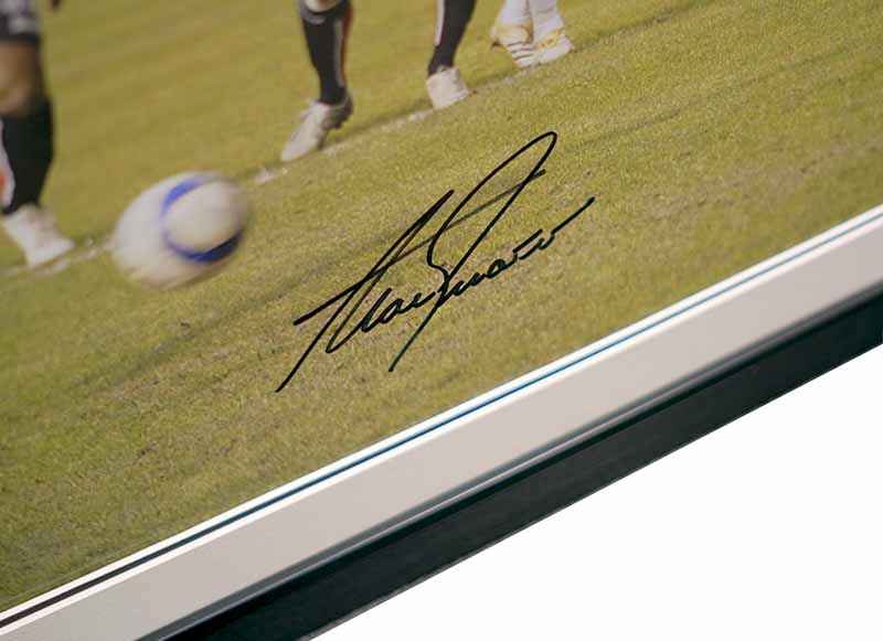 Alan Shearer signed photo Newcastle United - Memorabilia Framers Shop