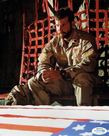 American Sniper Photograph Display Signed by Bradley Cooper - Memorabilia Framers Shop