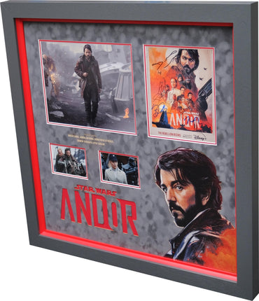 Andor Star Wars Signed by Diego Luna, Ardria Arjona, Genevieve O' Reilly, Dennis Gough, Kyle Soller Memorabilia Framers Shop