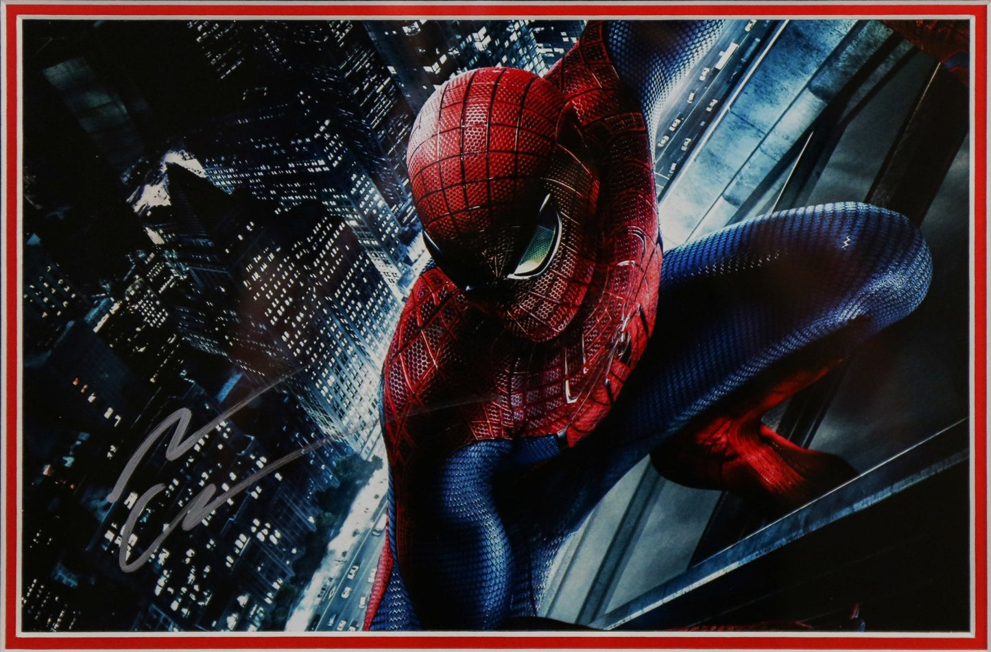 Andrew Garfield Signed Spiderman 12x8 Photograph Framed Display - Memorabilia Framers Shop