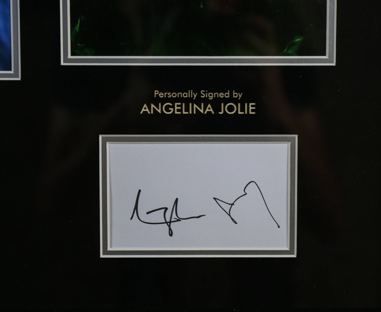 Angelina Jolie Signed Malificent Framed Display - Memorabilia Framers Shop