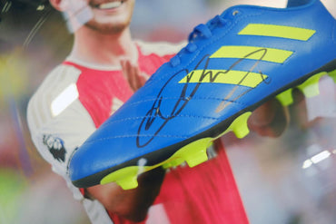 Arsenal Signed boot by Declan Rice - Memorabilia Framers Shop