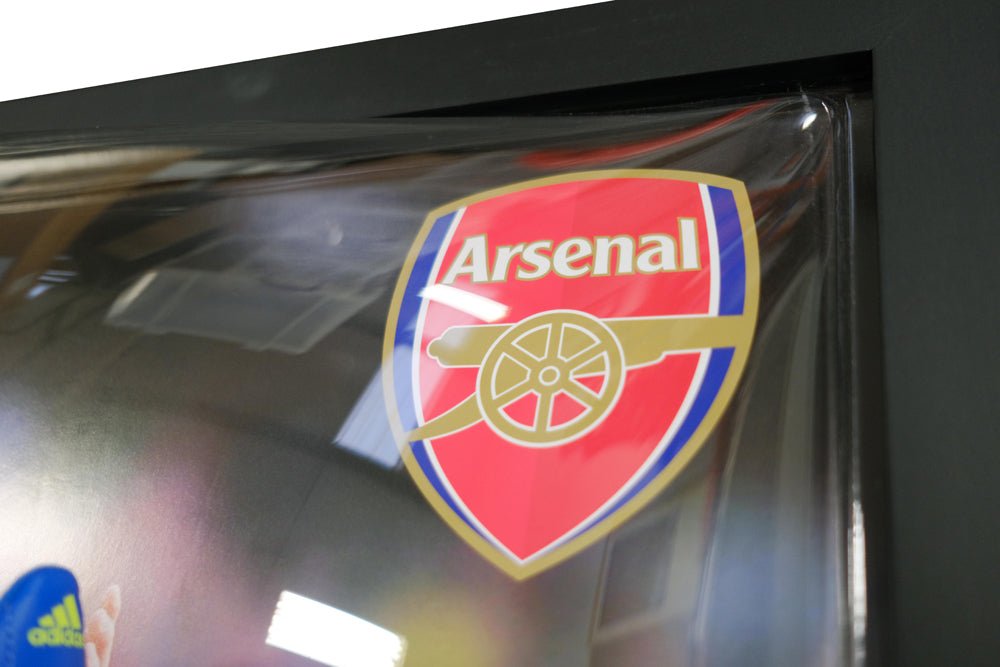 Arsenal Signed boot by Declan Rice - Memorabilia Framers Shop