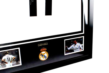 Gareth Bale Signed Shirt Framed Display