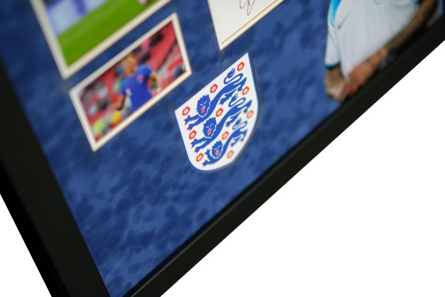 Ben White Signed White Card England 2022 - Memorabilia Framers Shop