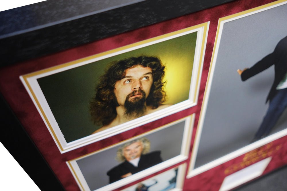 Billy Connolly Tribute signed white card - Memorabilia Framers Shop