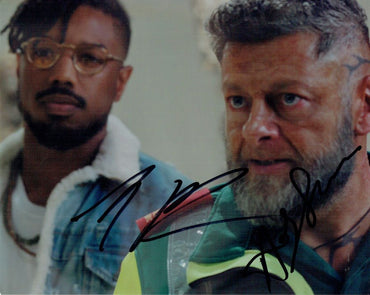 Black Panther Photograph Signed by Michael B Jordan & Andy Serkis - Memorabilia Framers Shop