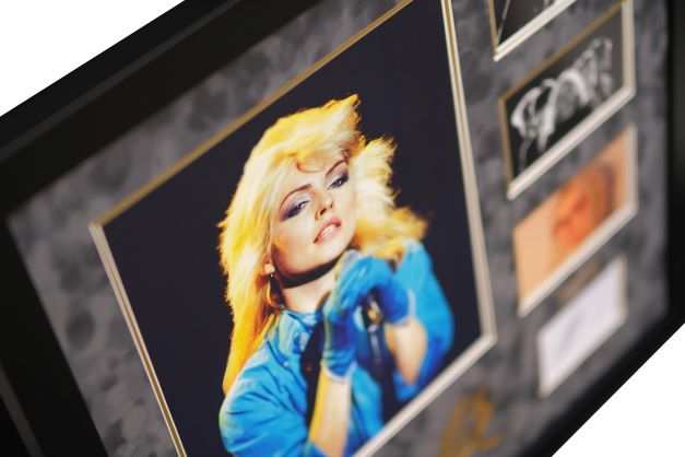 Blondie Debbie Harry Framed DIsplay - Memorabilia Framers Shop