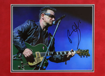 Bono Signed 12x8 Photograph Framed Display - Memorabilia Framers Shop