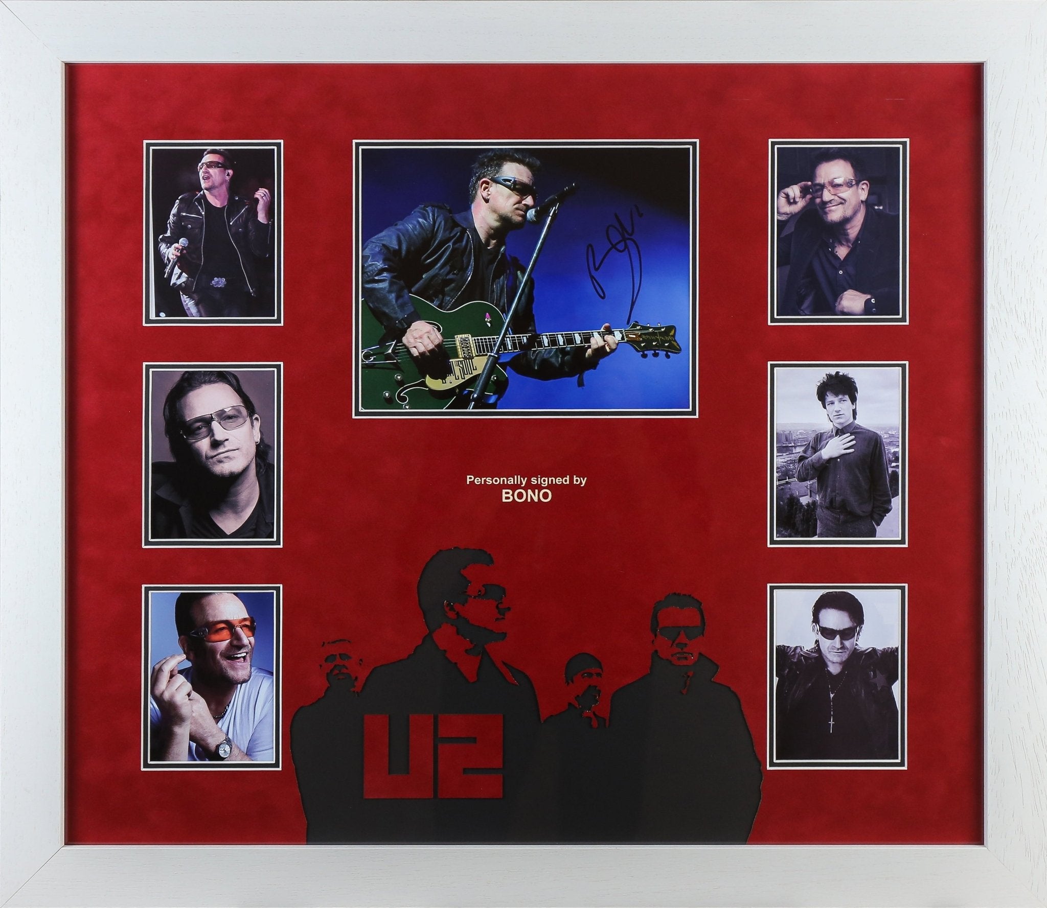 Bono Signed 12x8 Photograph Framed Display - Memorabilia Framers Shop