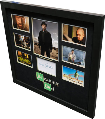 Breaking Bad Bryan Cranston signed whitecard - Memorabilia Framers Shop