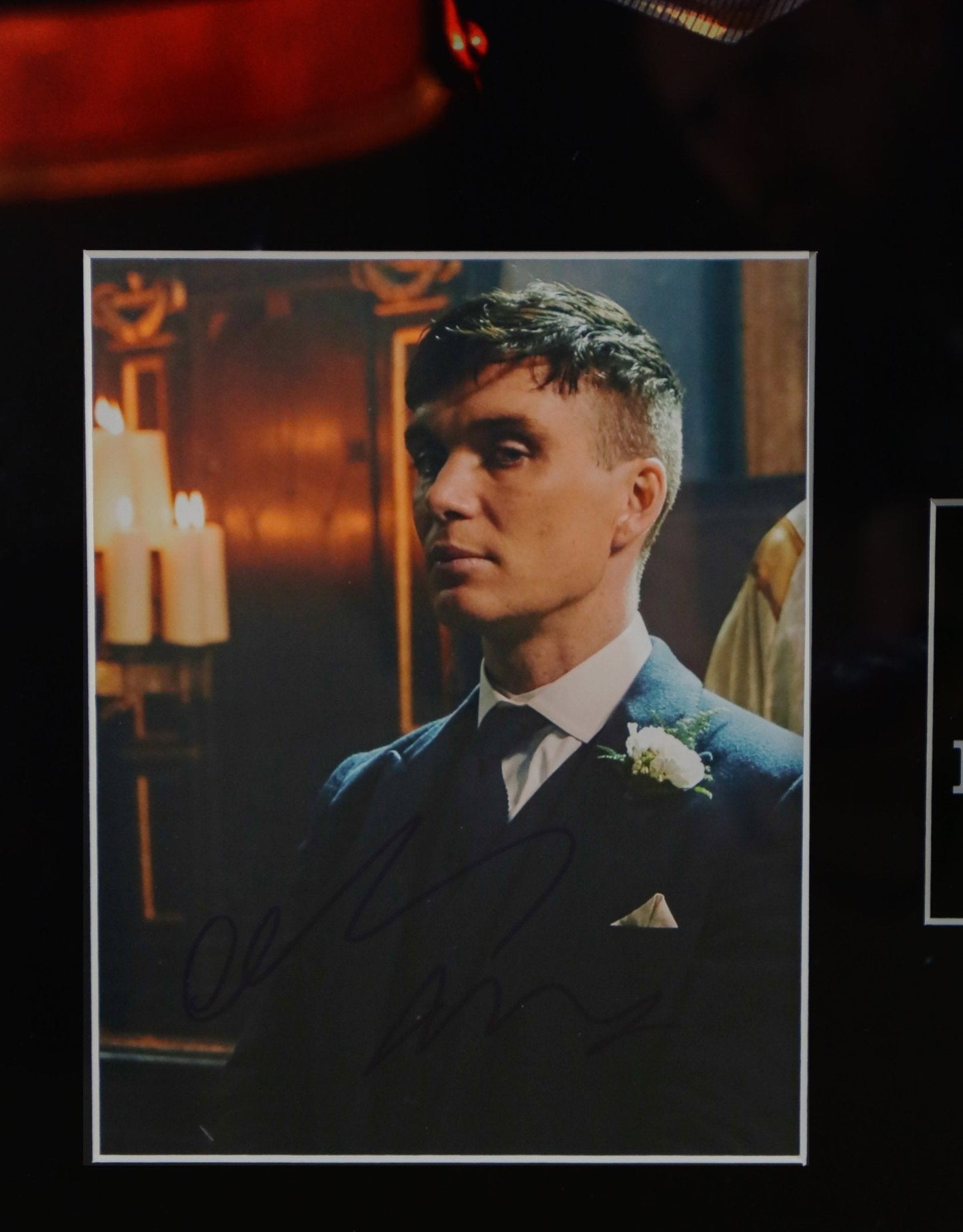 Cillian Murphey Signed Peaky Blinders 12x8 Photograph Framed Display - Memorabilia Framers Shop